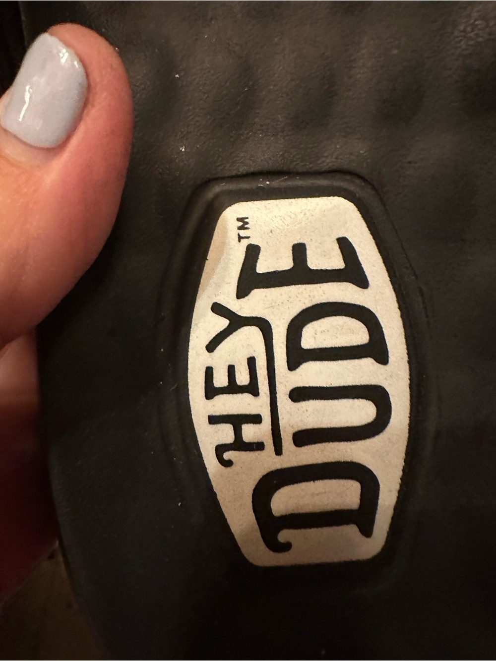 Hey Dude W8 black flip flop - Picture 4 of 8
